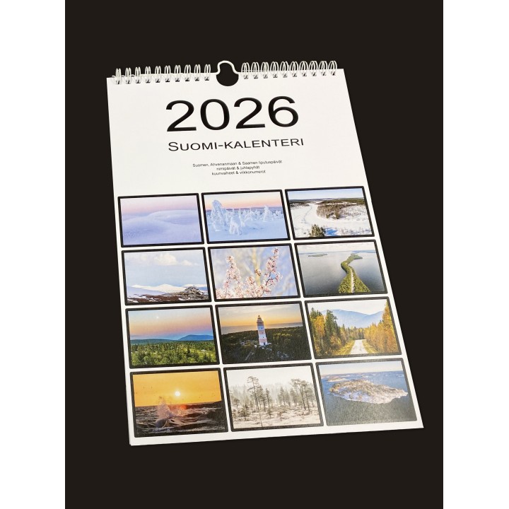 2026 Suomi-seinäkalenteri